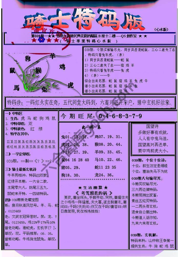 另类骑士特码版