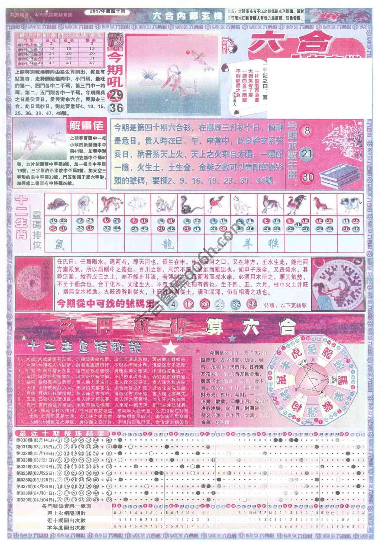 六合内部玄机
