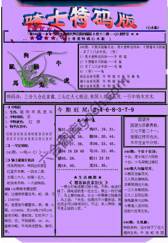 另类骑士特码版