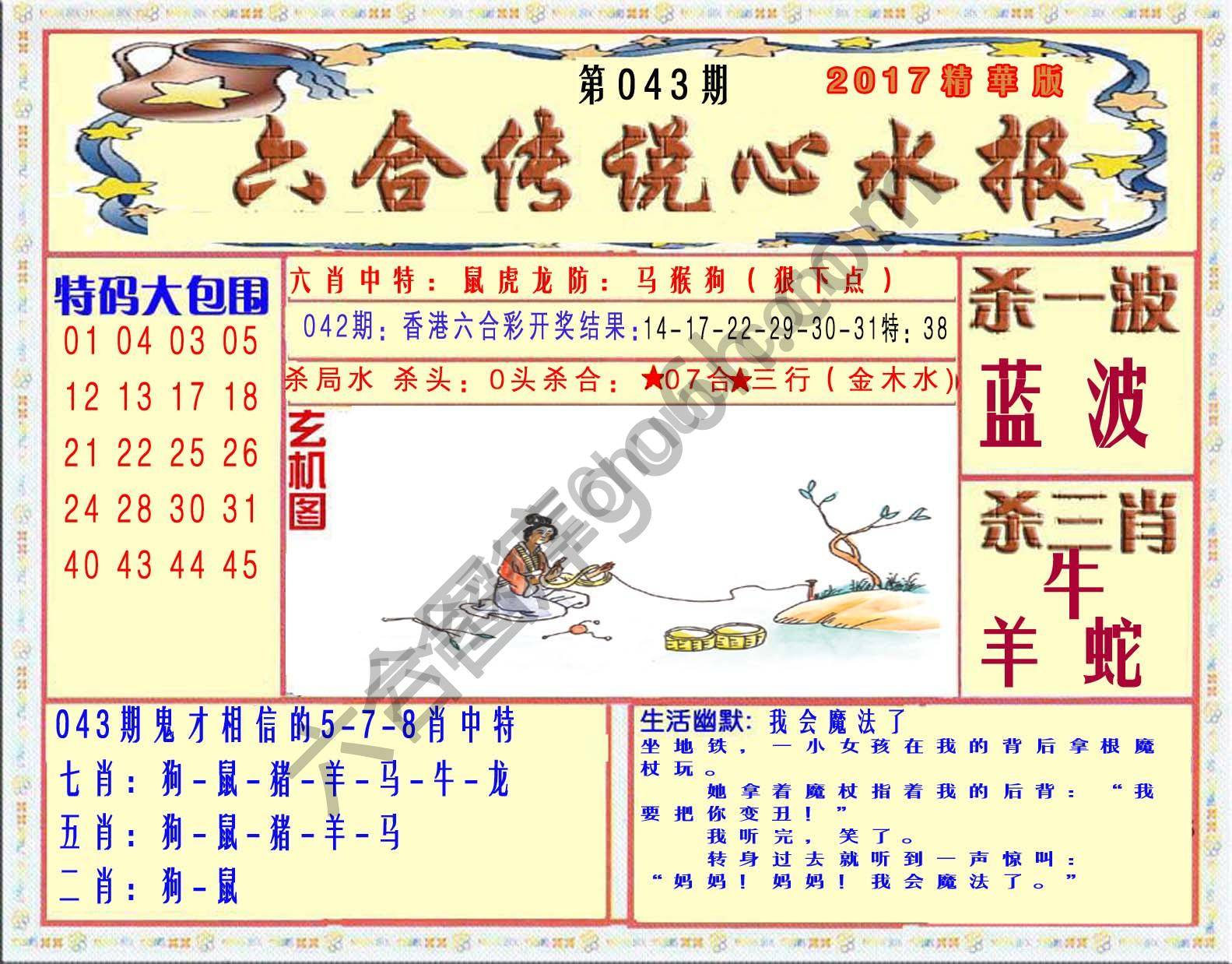 六合传说心水报