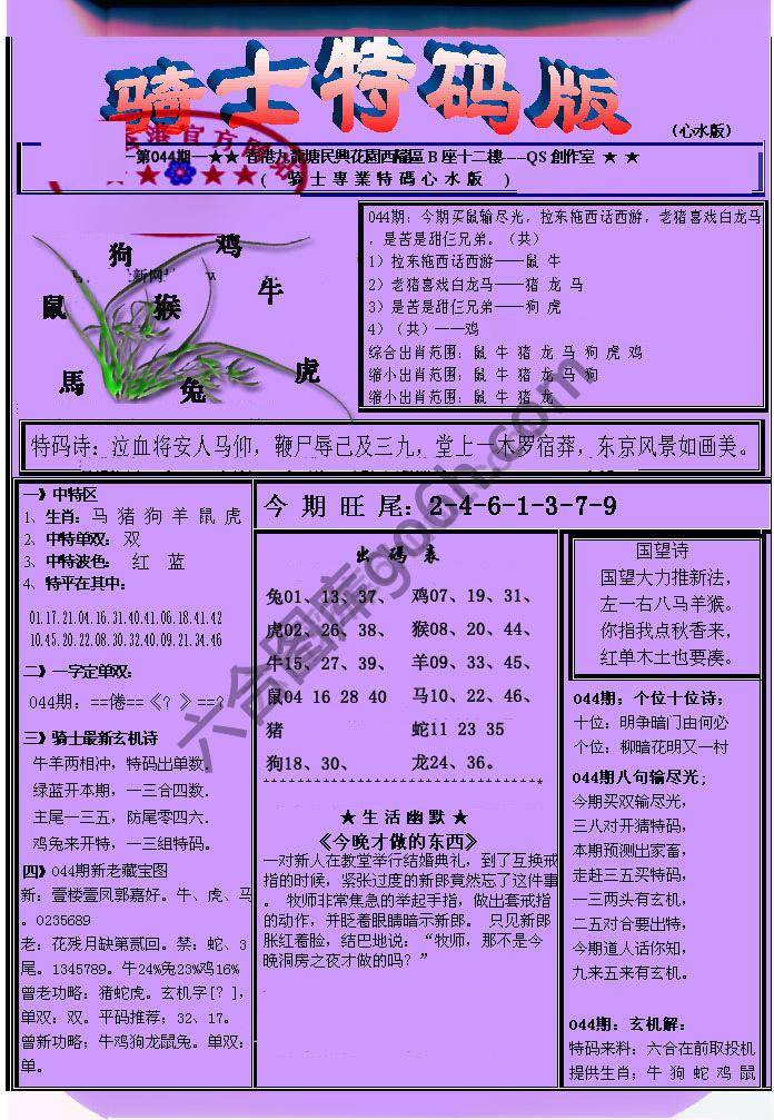另类骑士特码版
