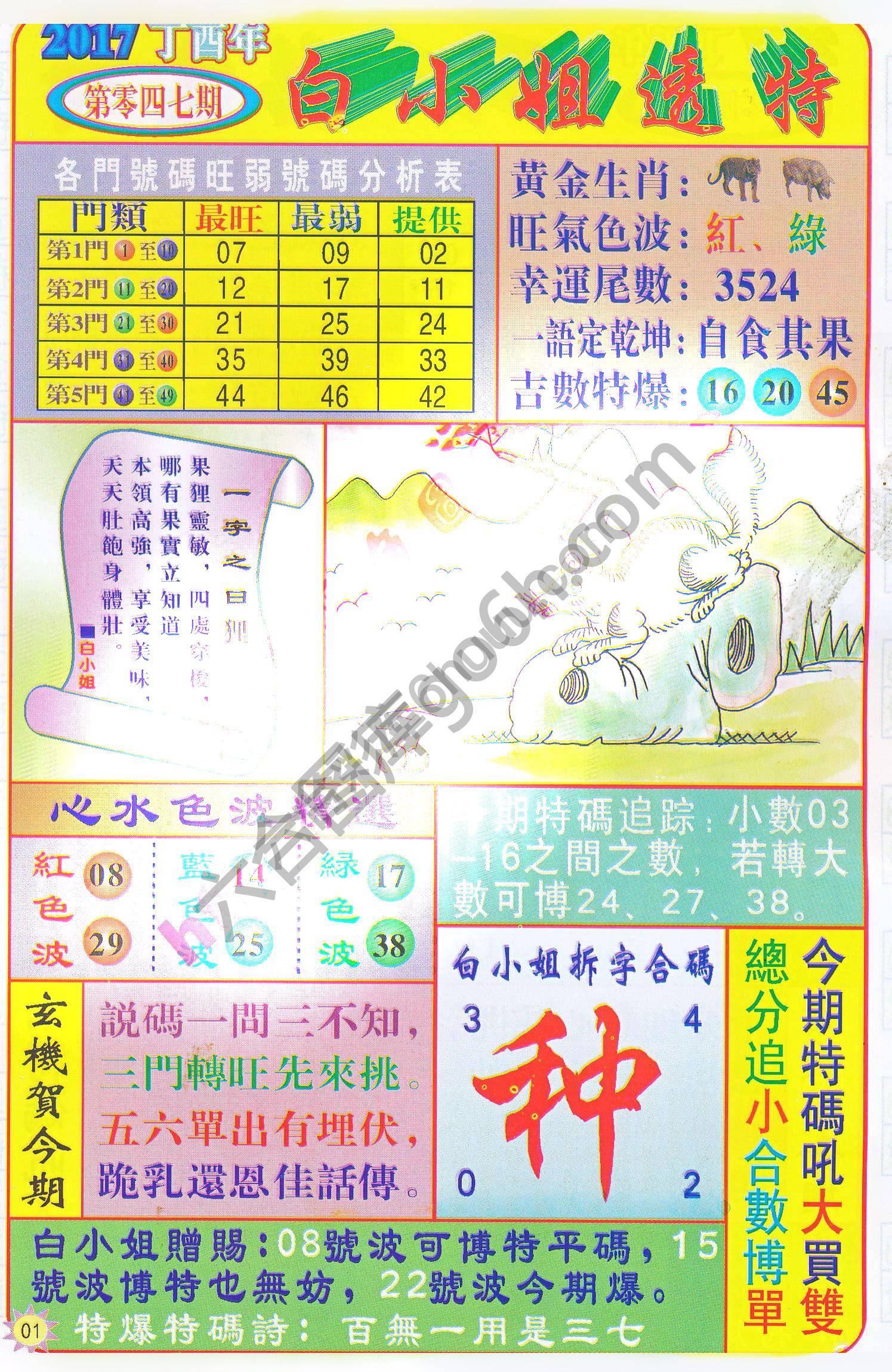 白小姐透特