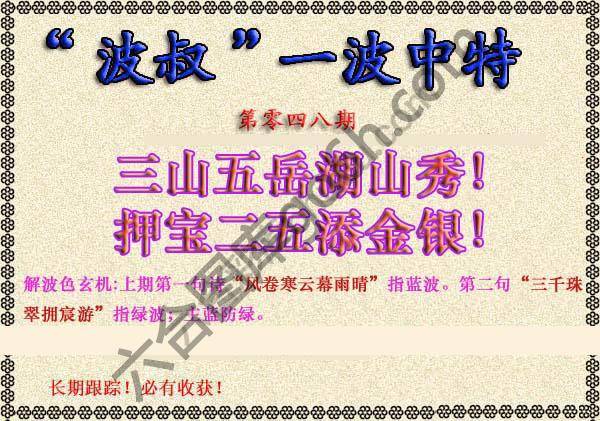 波叔一波中特