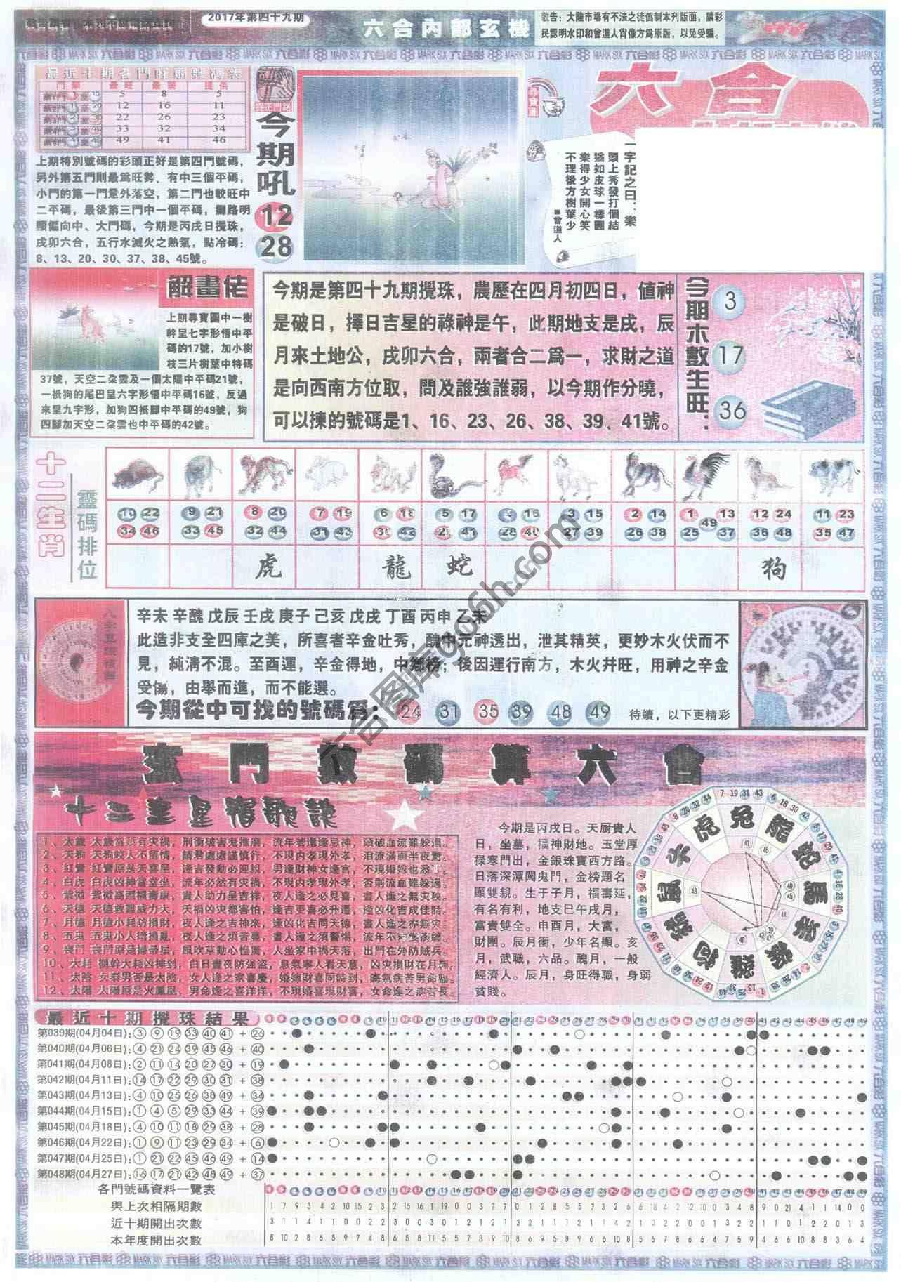 六合内部玄机
