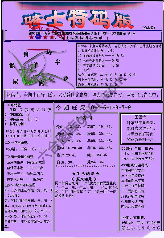 另类骑士特码版