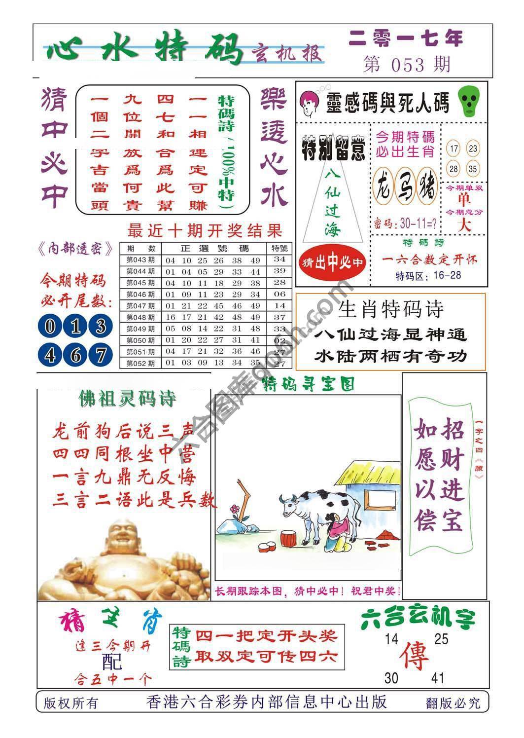 心水特码