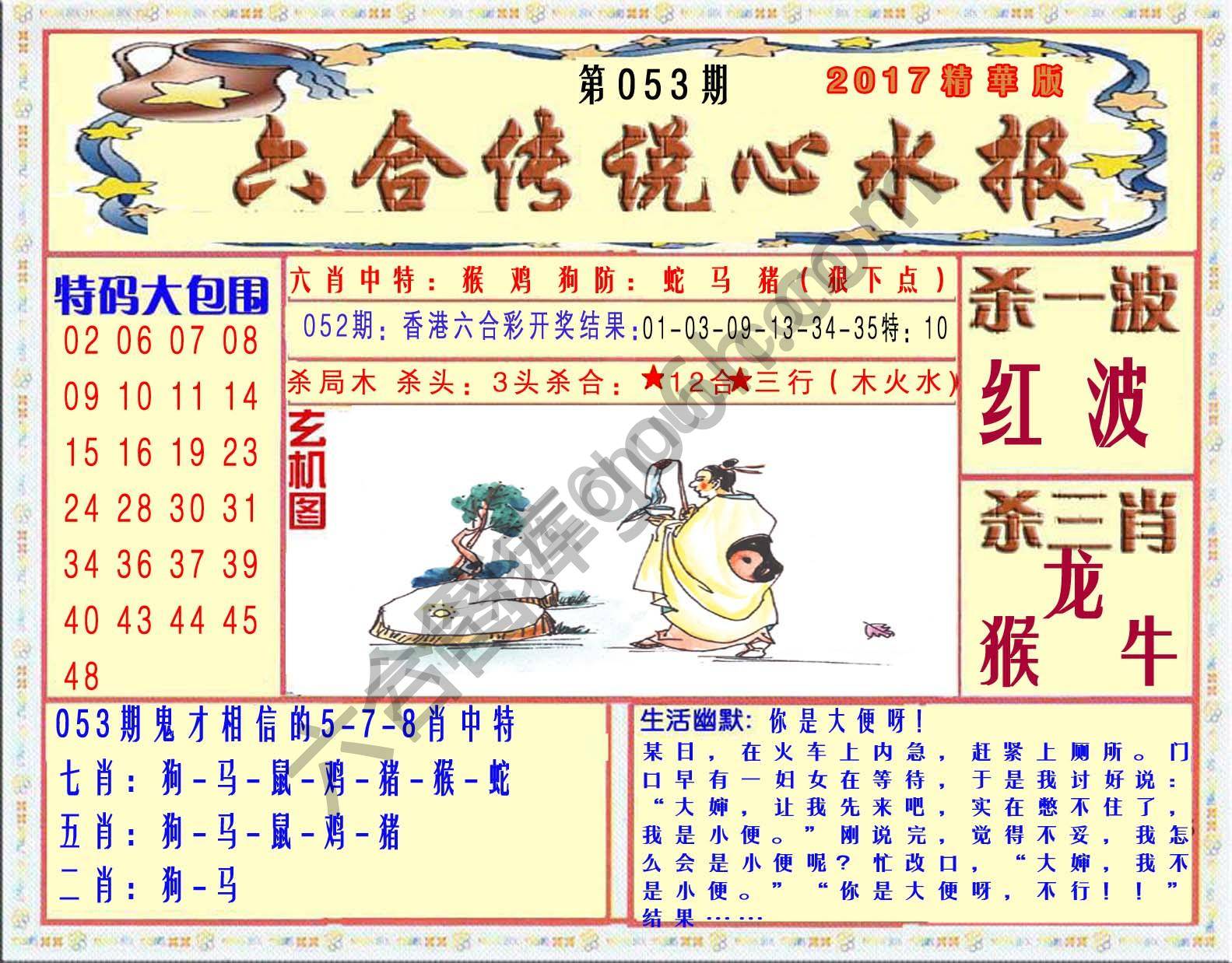 六合传说心水报