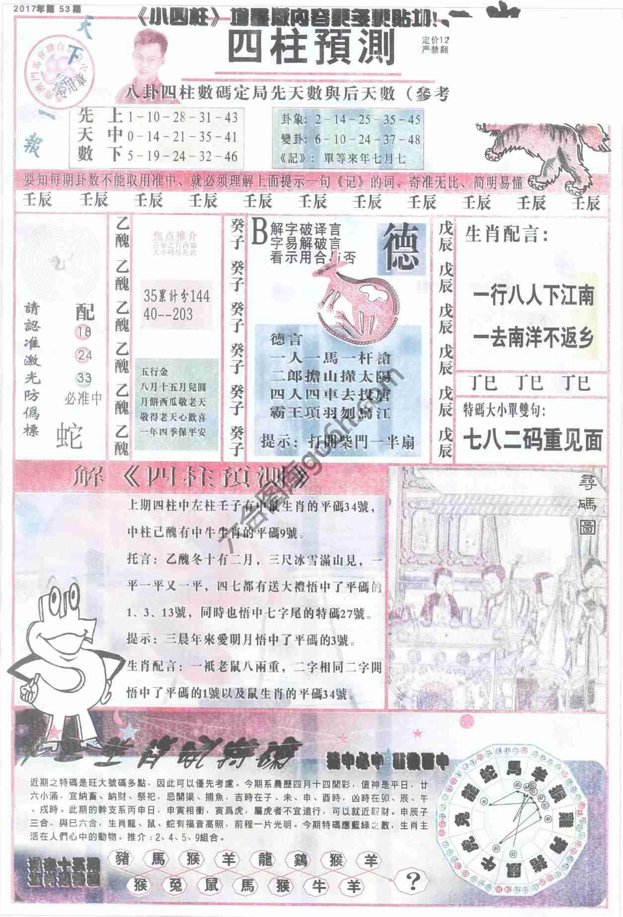 四柱预测