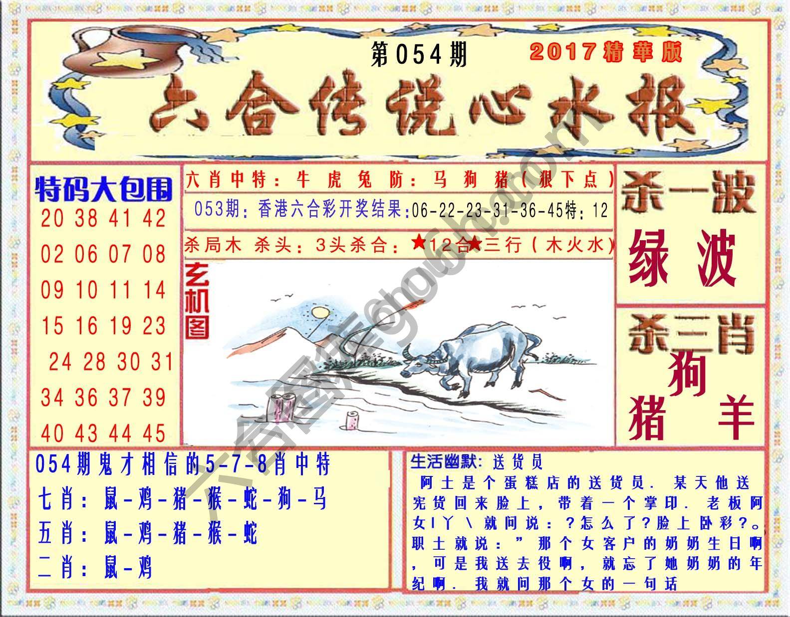 六合传说心水报