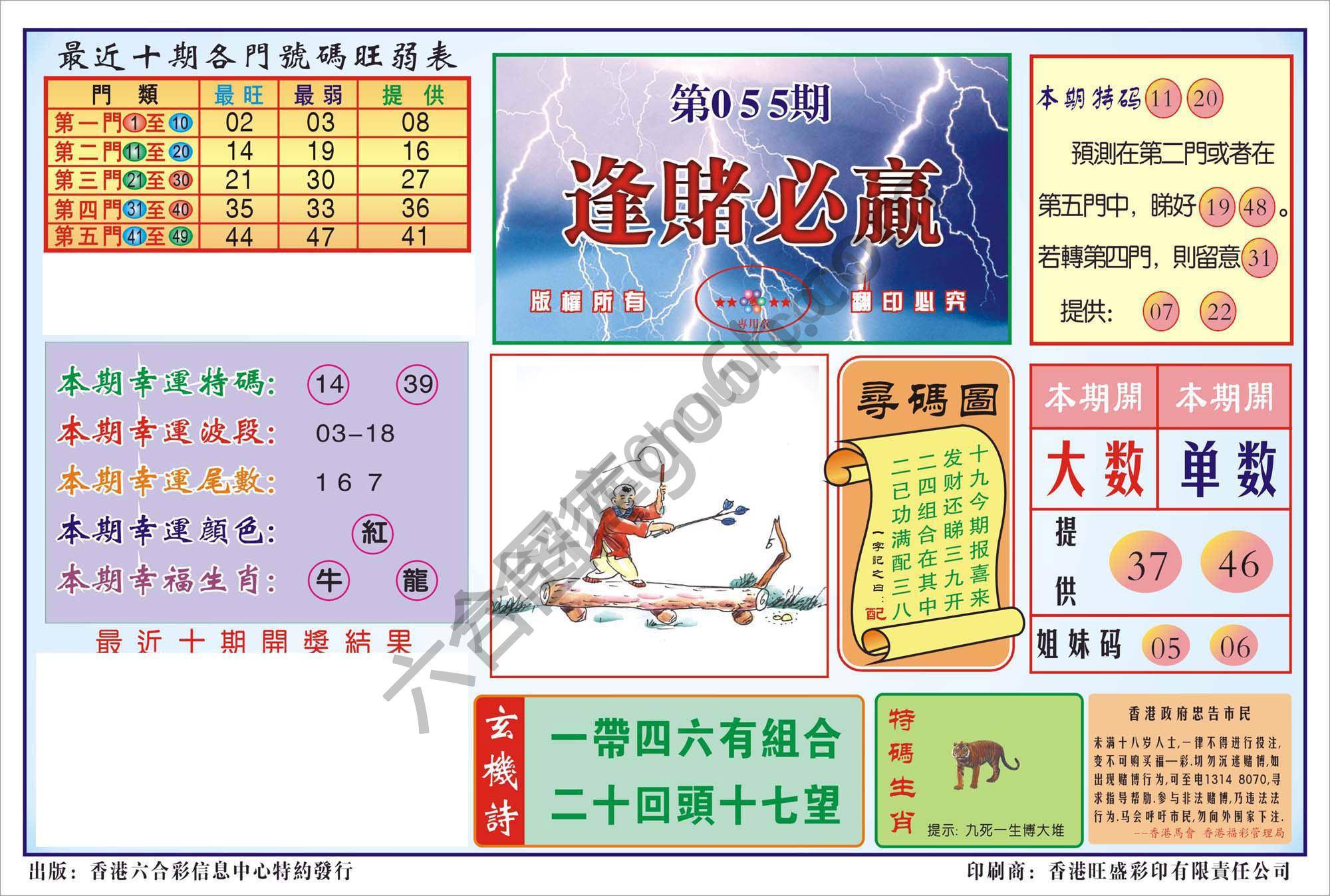 香港逢赌必羸