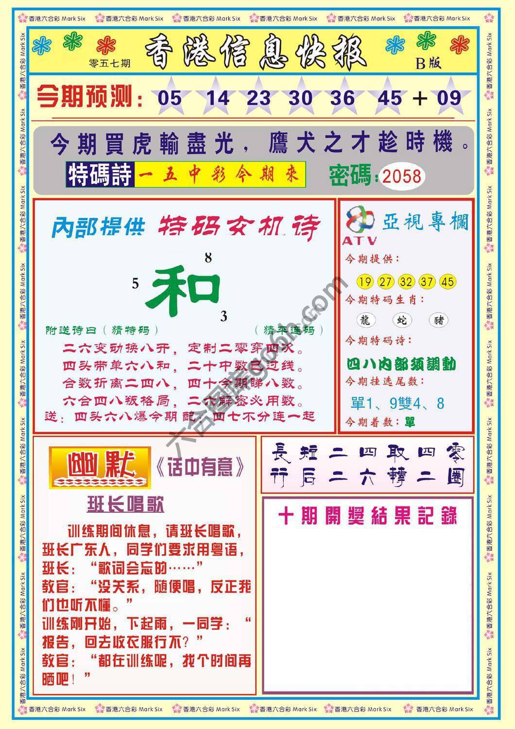 香港信息快报