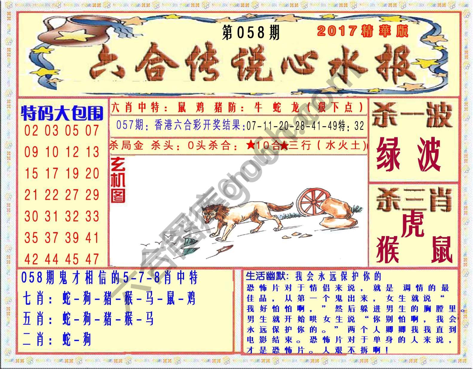 六合传说心水报