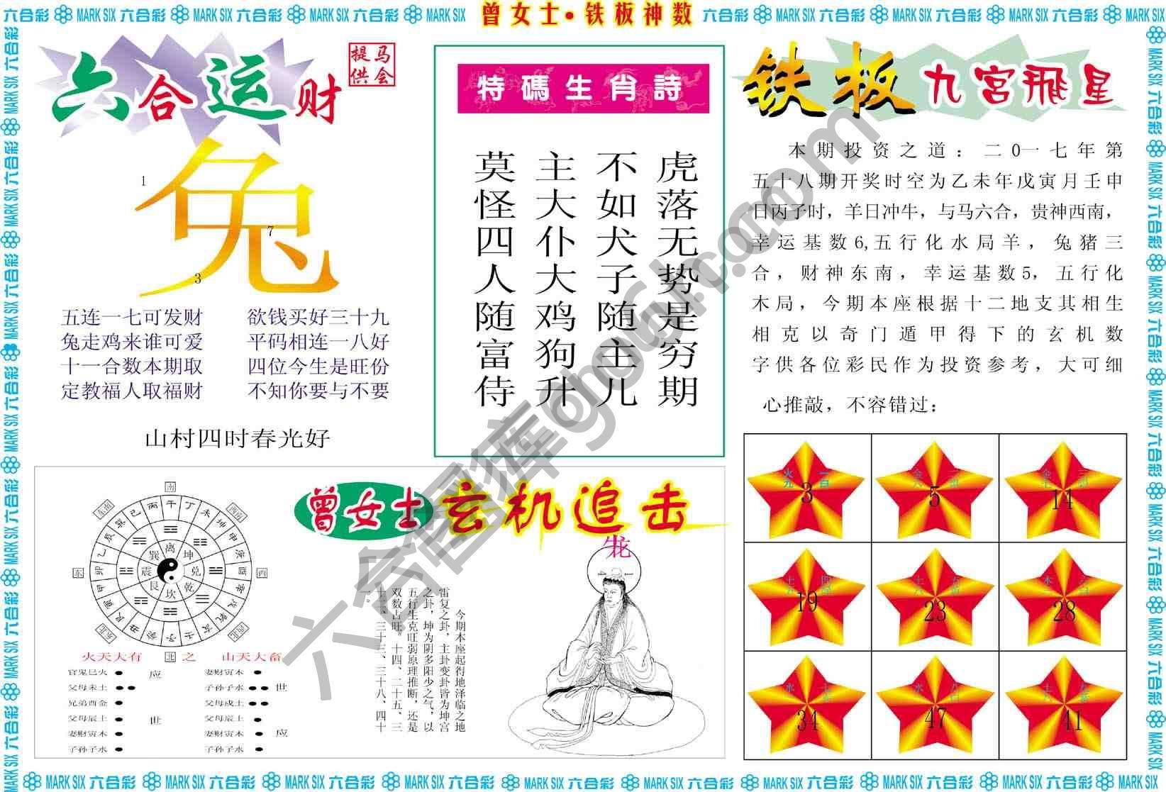 曾女士铁板神数