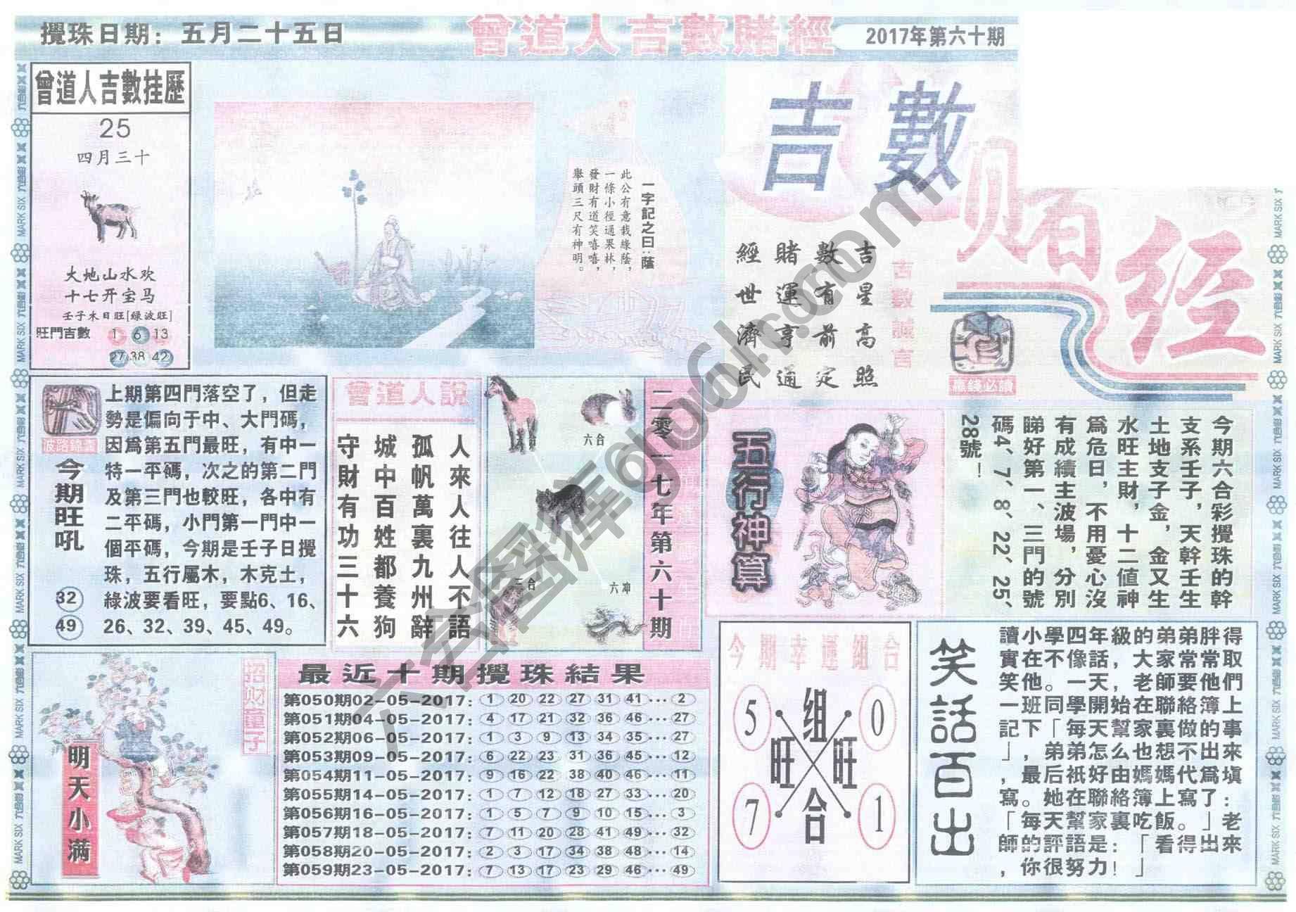 曾道人吉数赌经