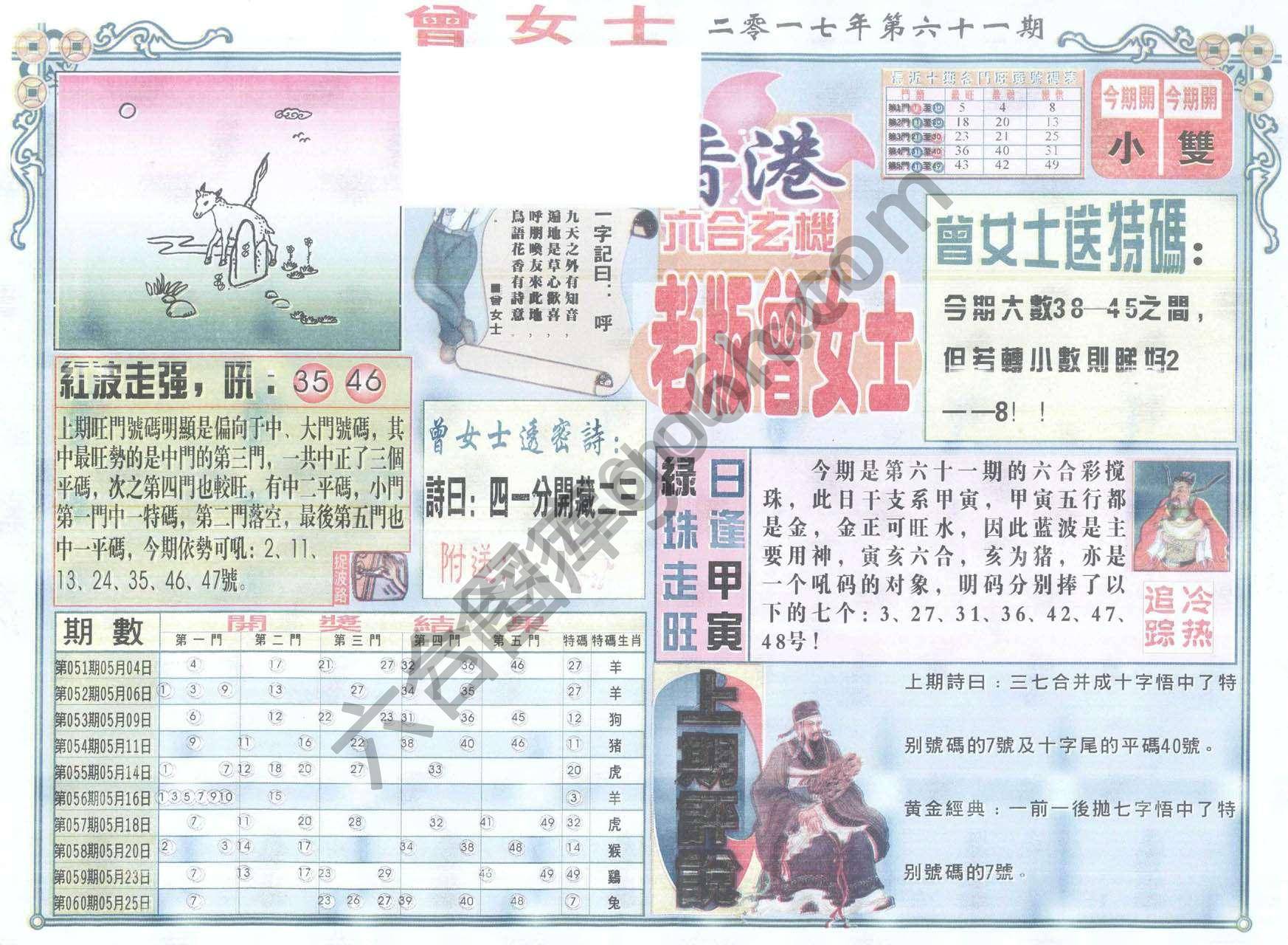 老版曾女士