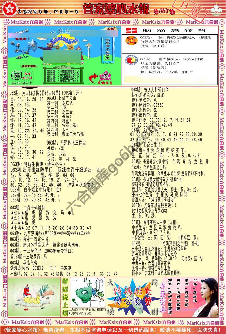 管家婆心水报