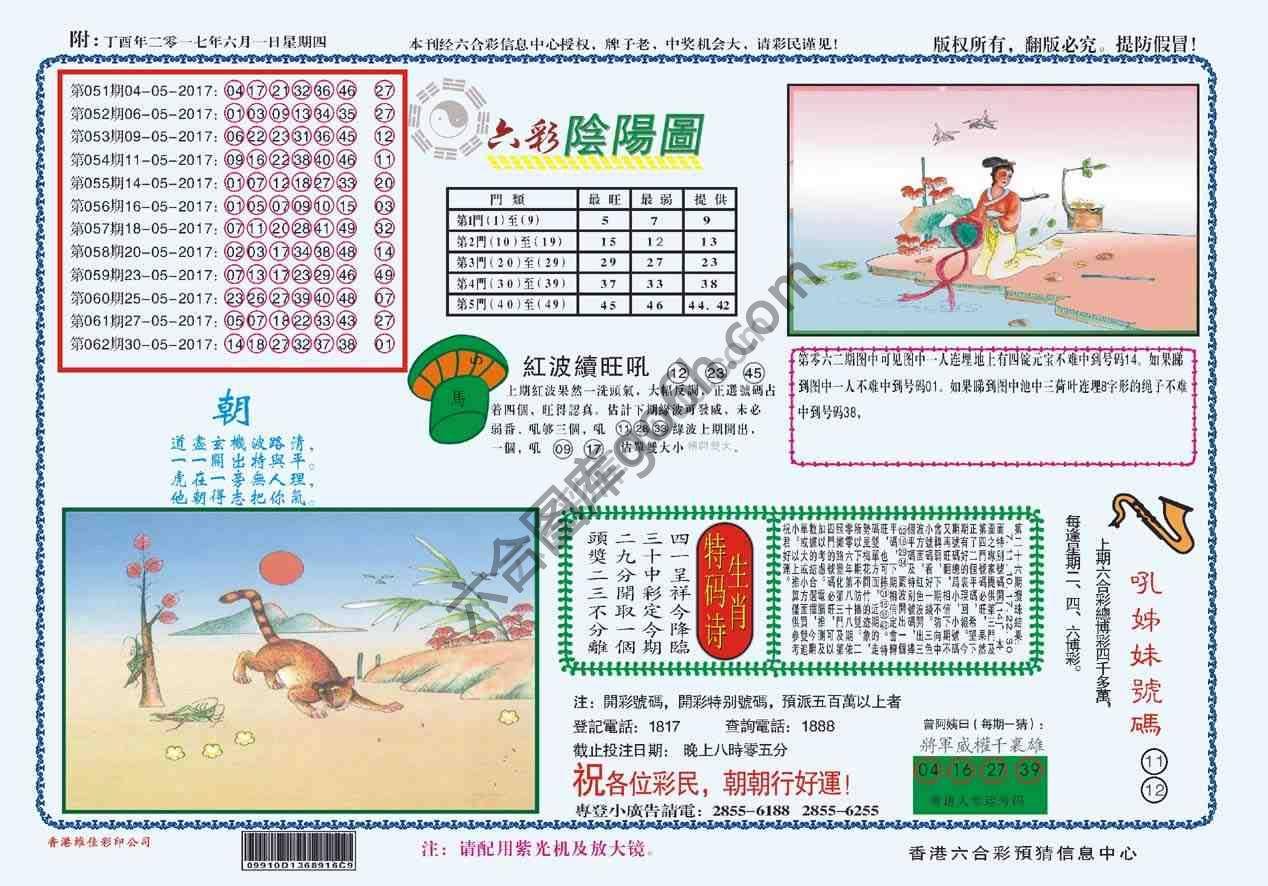 六彩阴阳图