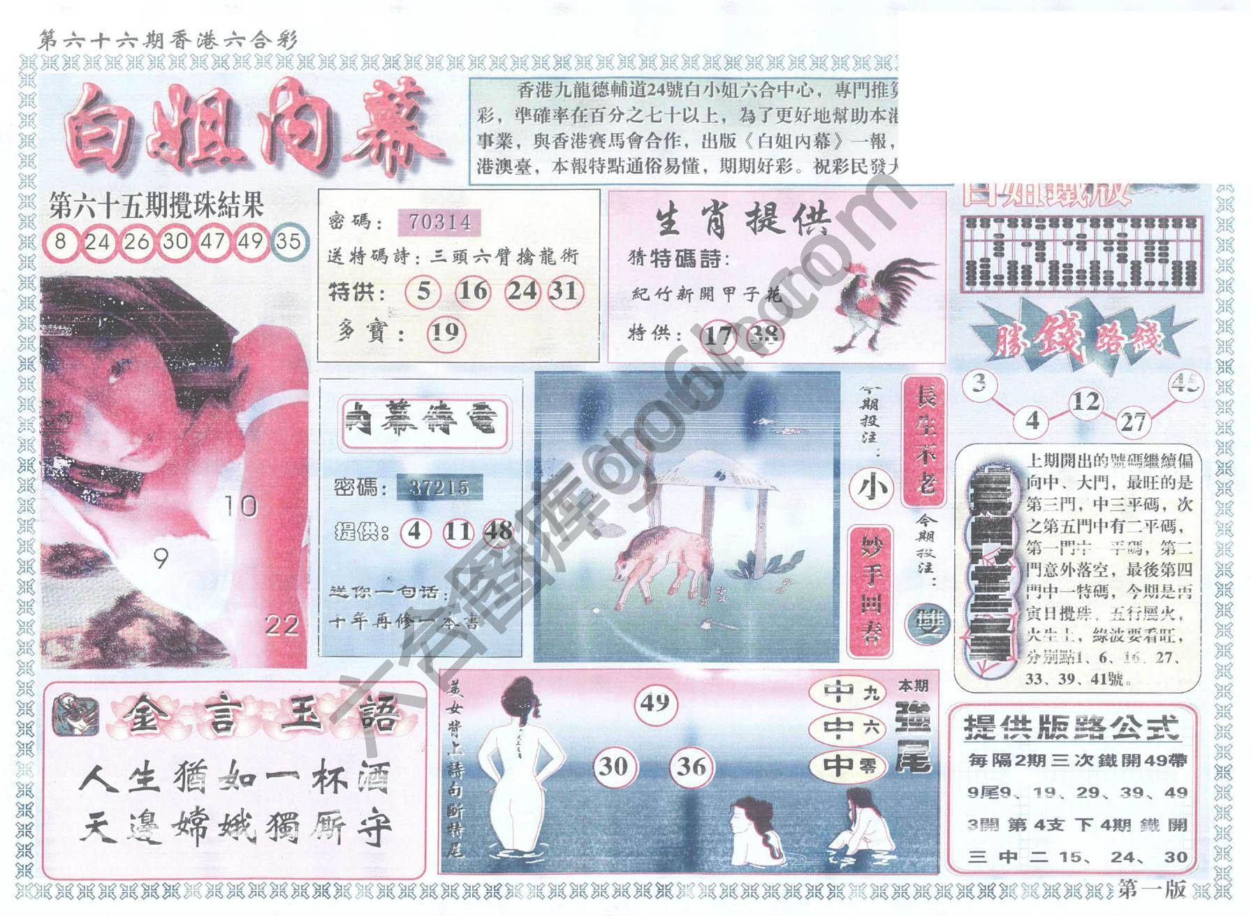白姐内幕