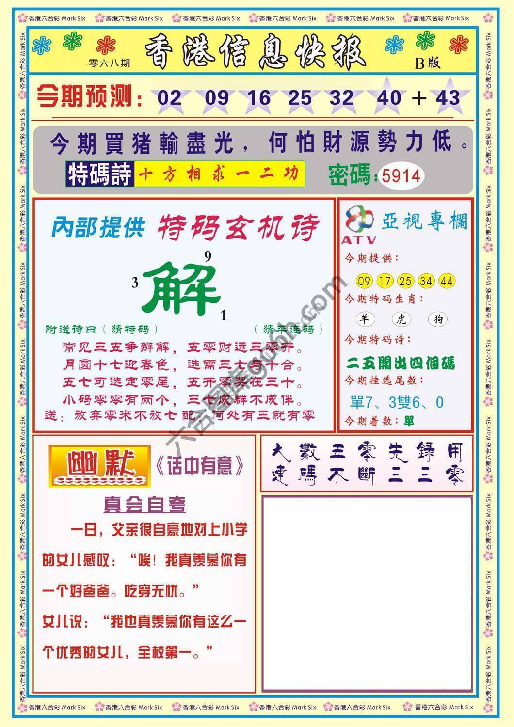 香港信息快报
