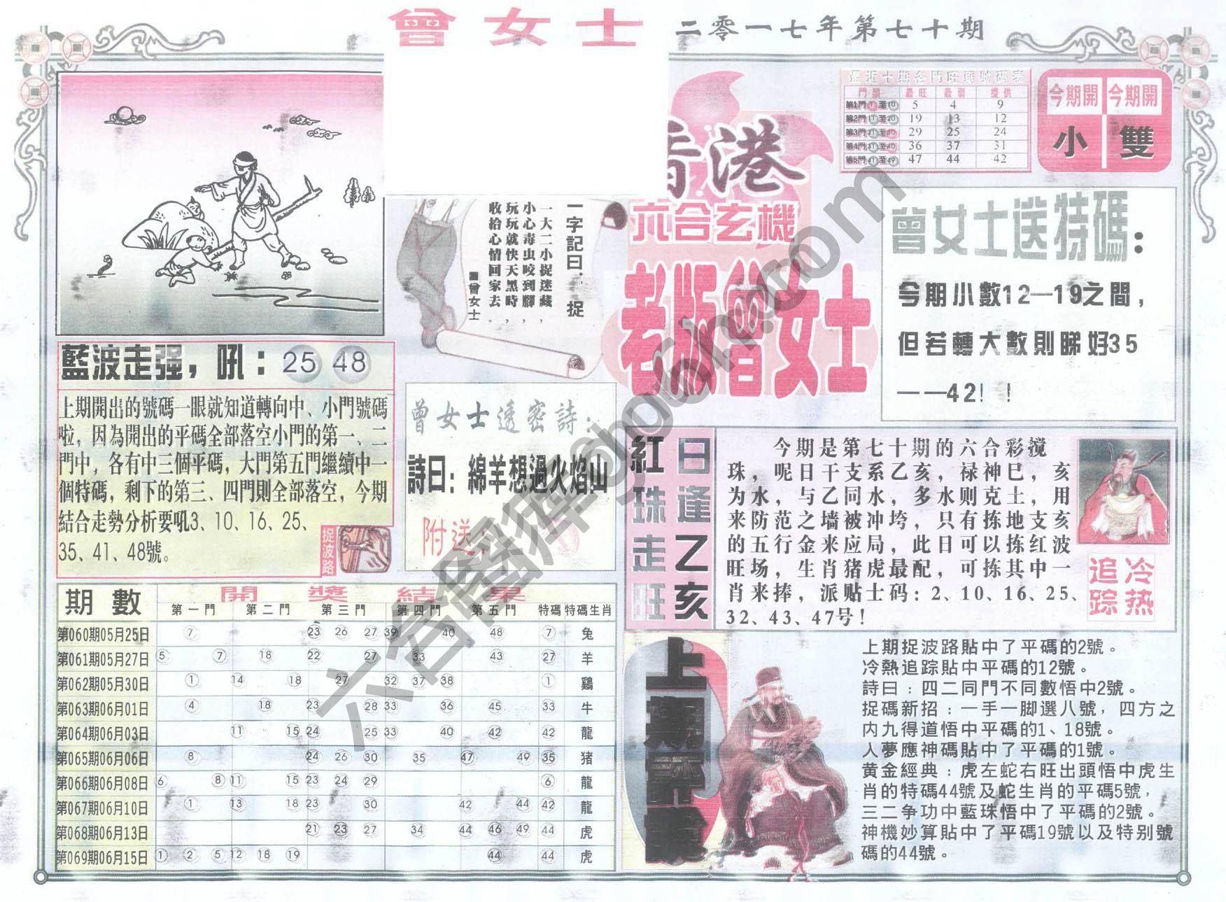 老版曾女士