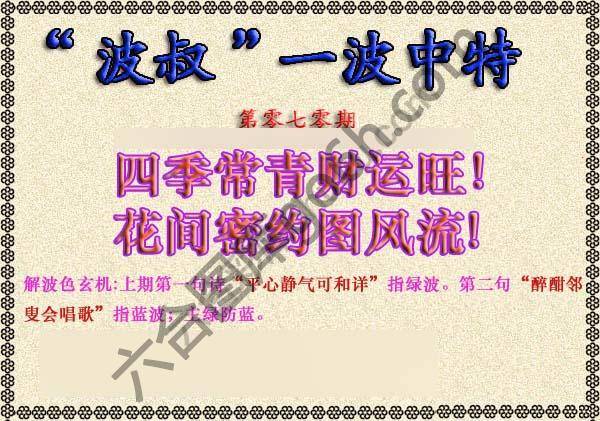 波叔一波中特