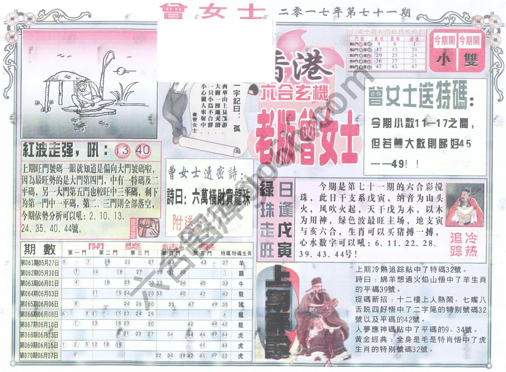 老版曾女士