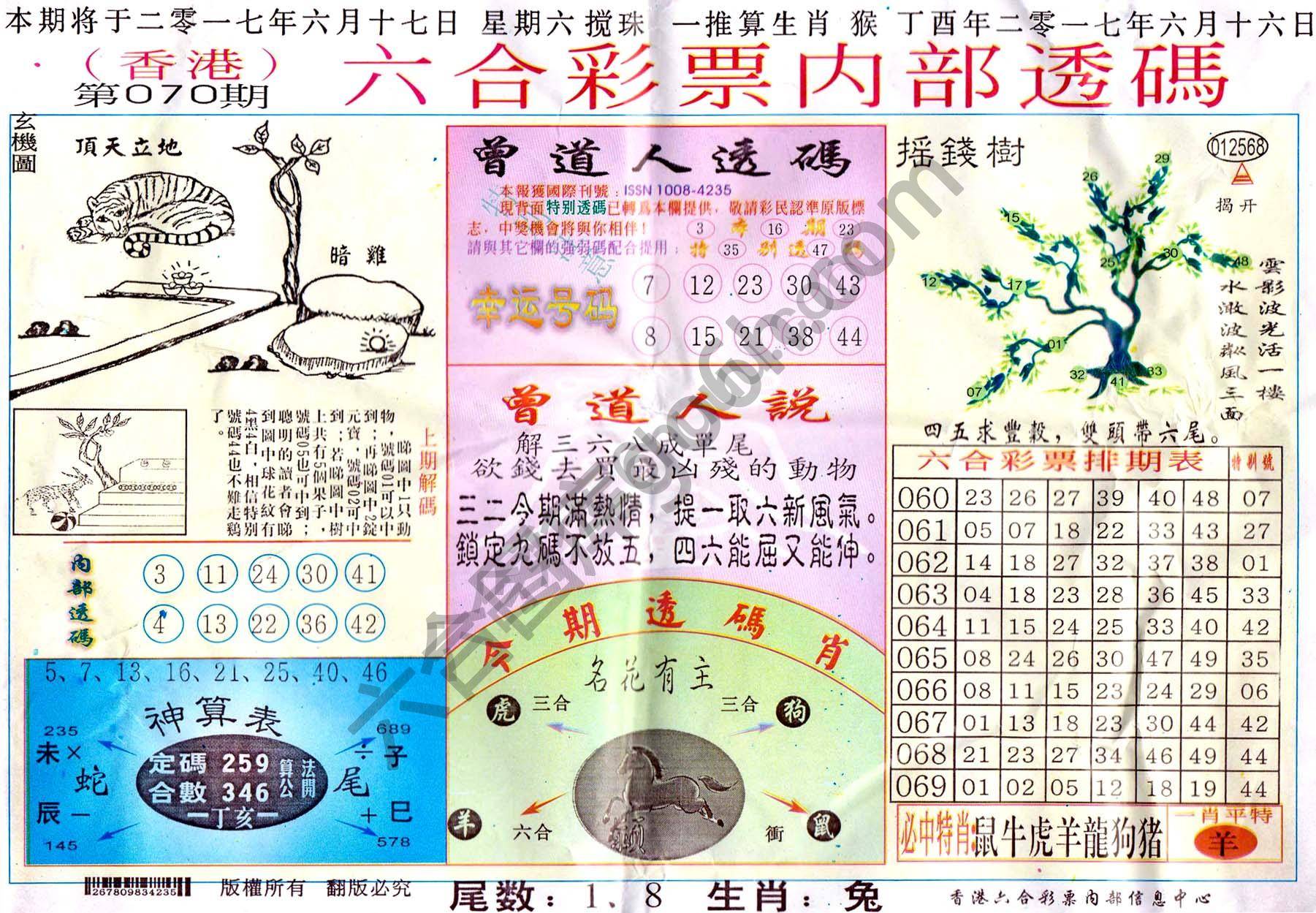 六合内部透码香港版