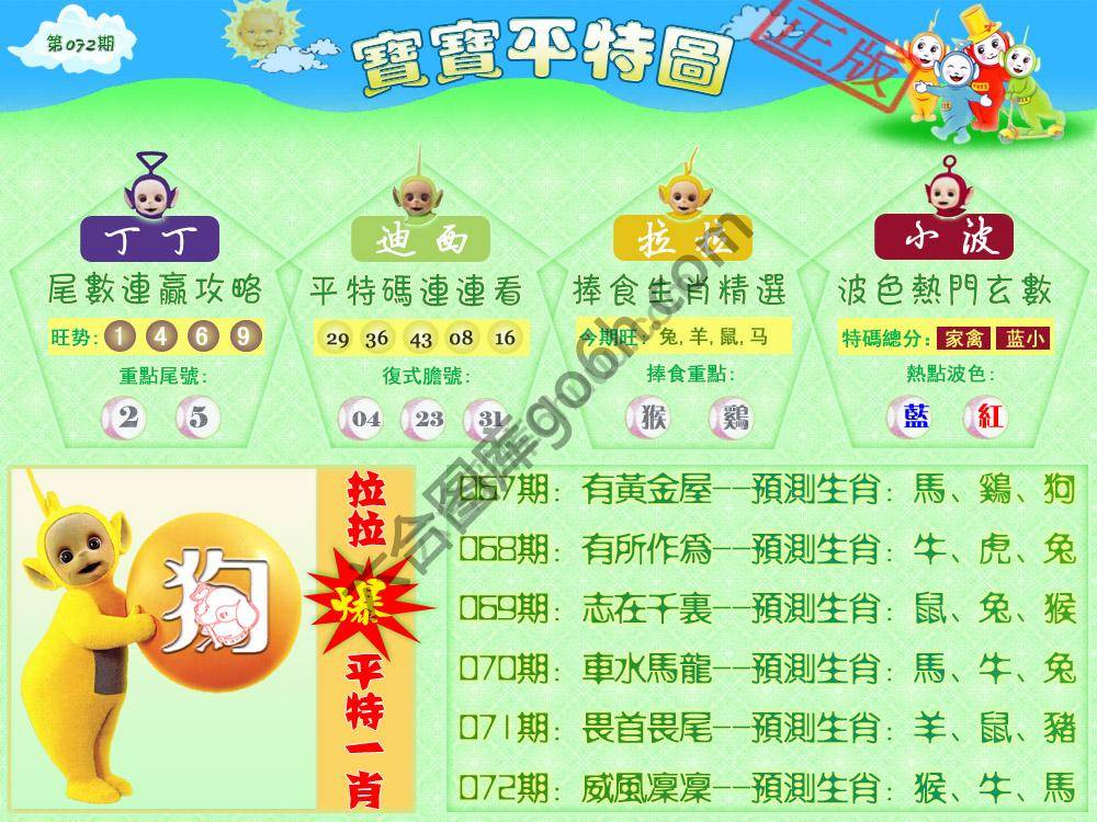 宝宝平特图
