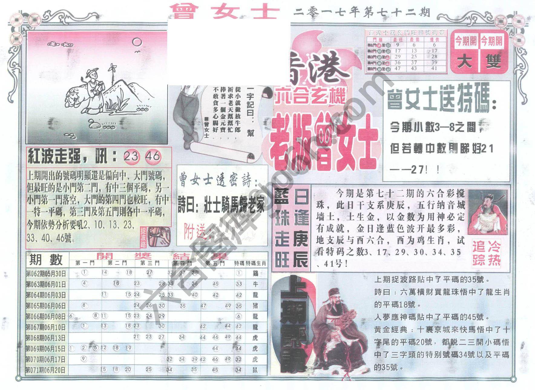 老版曾女士