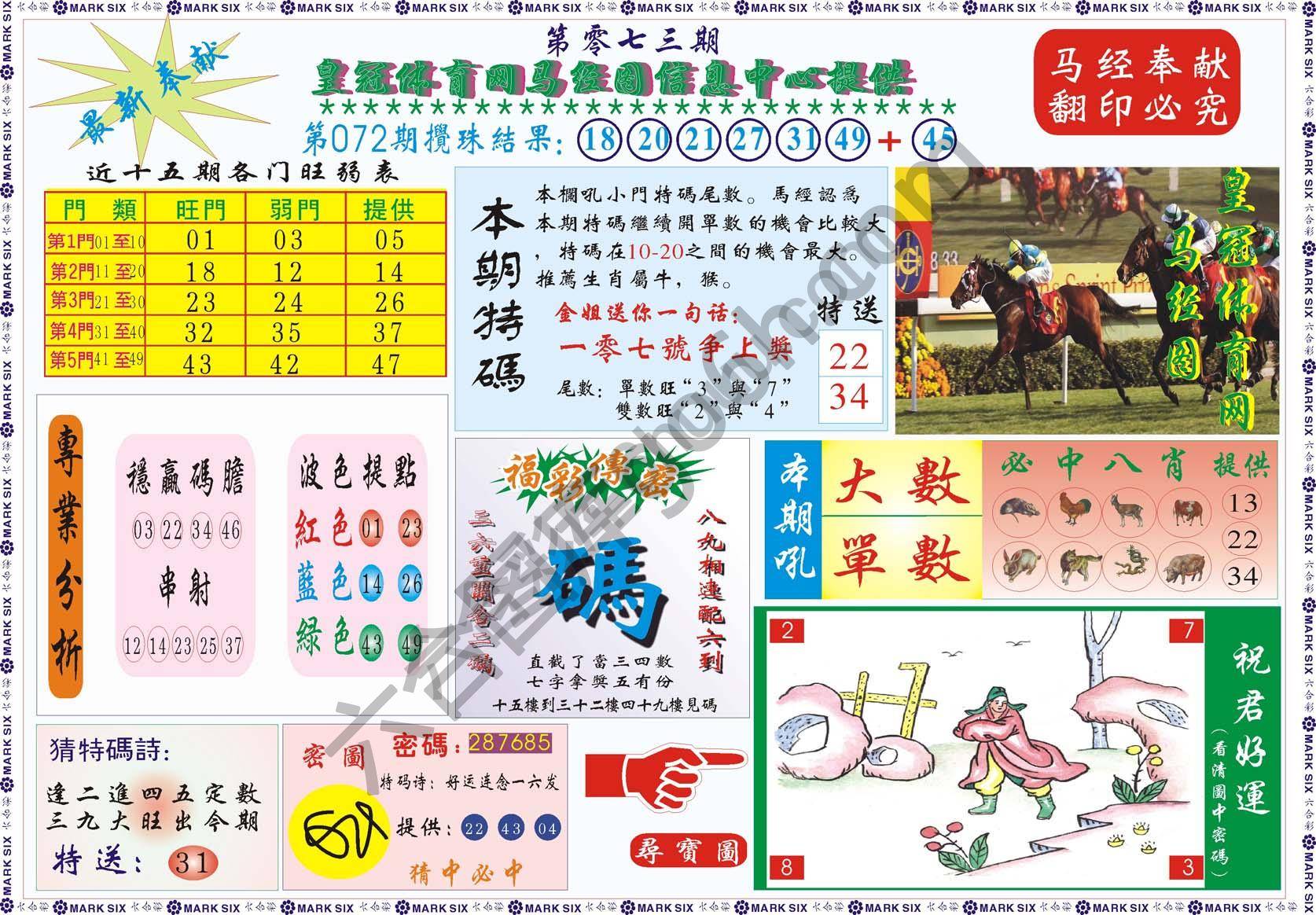 马经图记录