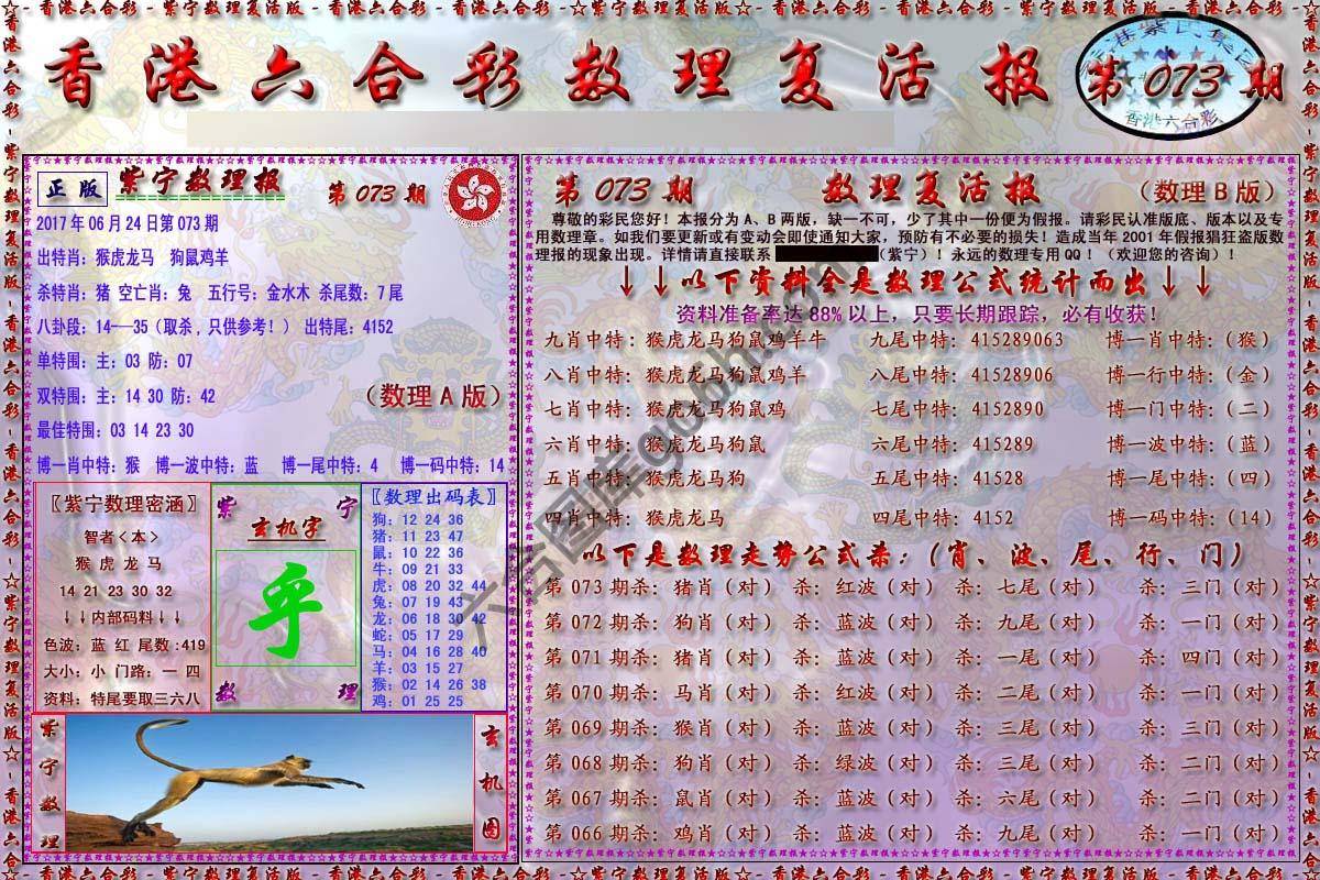 数理复活报