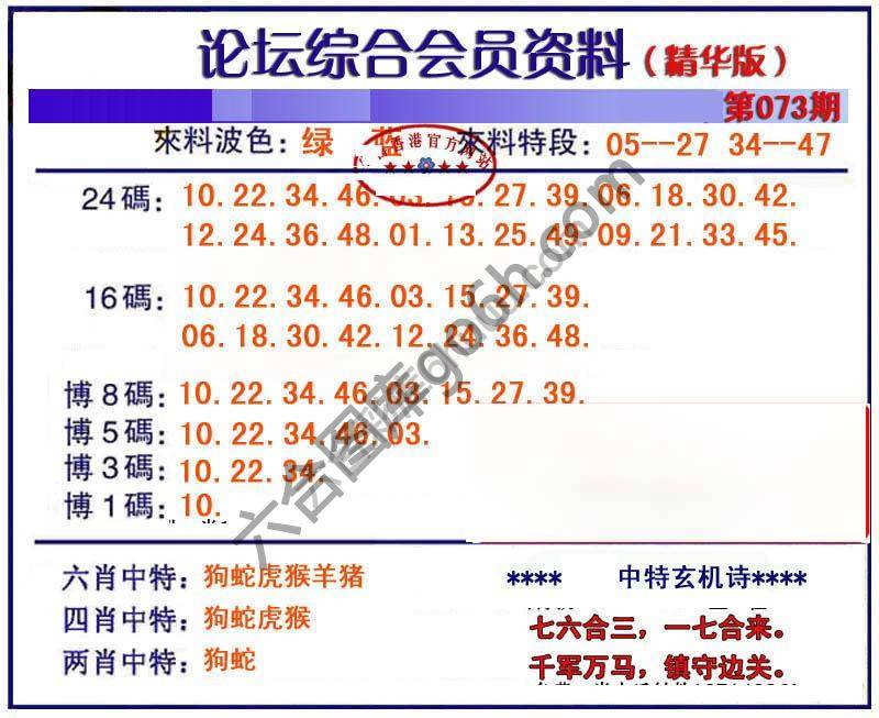 综合会员资料