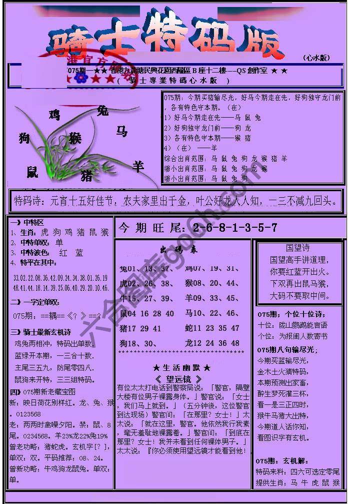 另类骑士特码版
