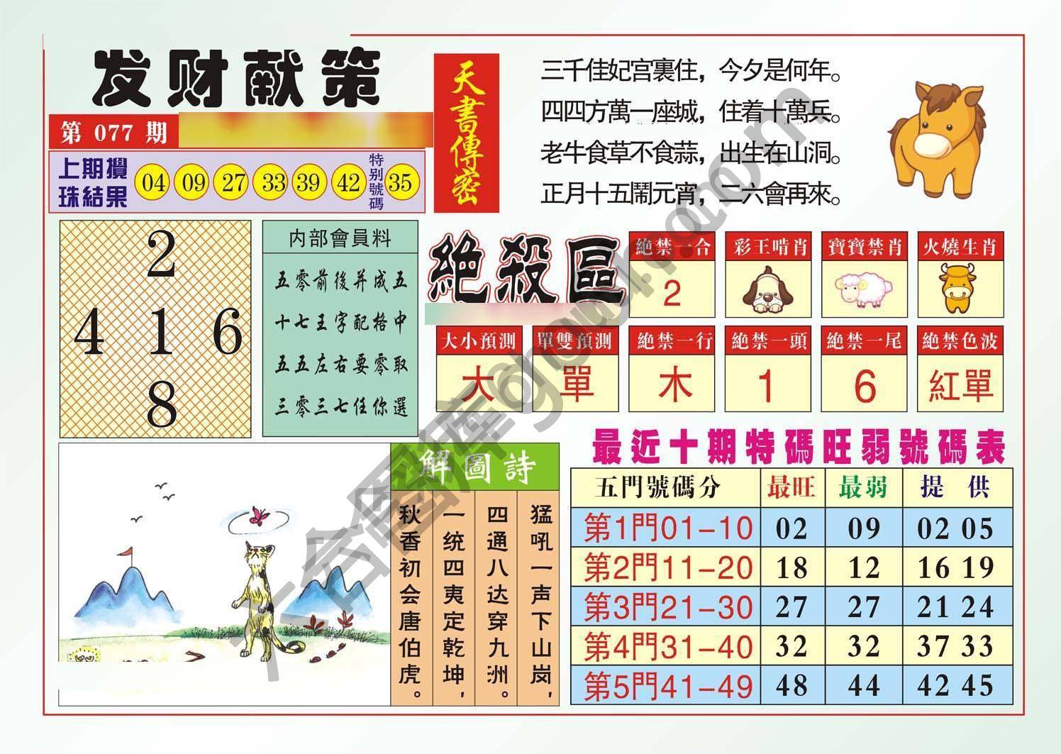 发财献策