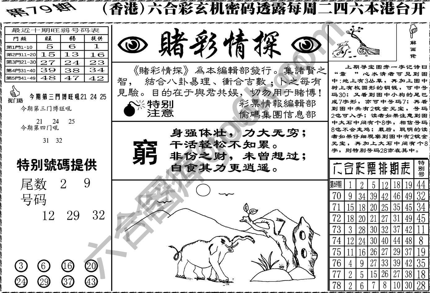 赌彩情探