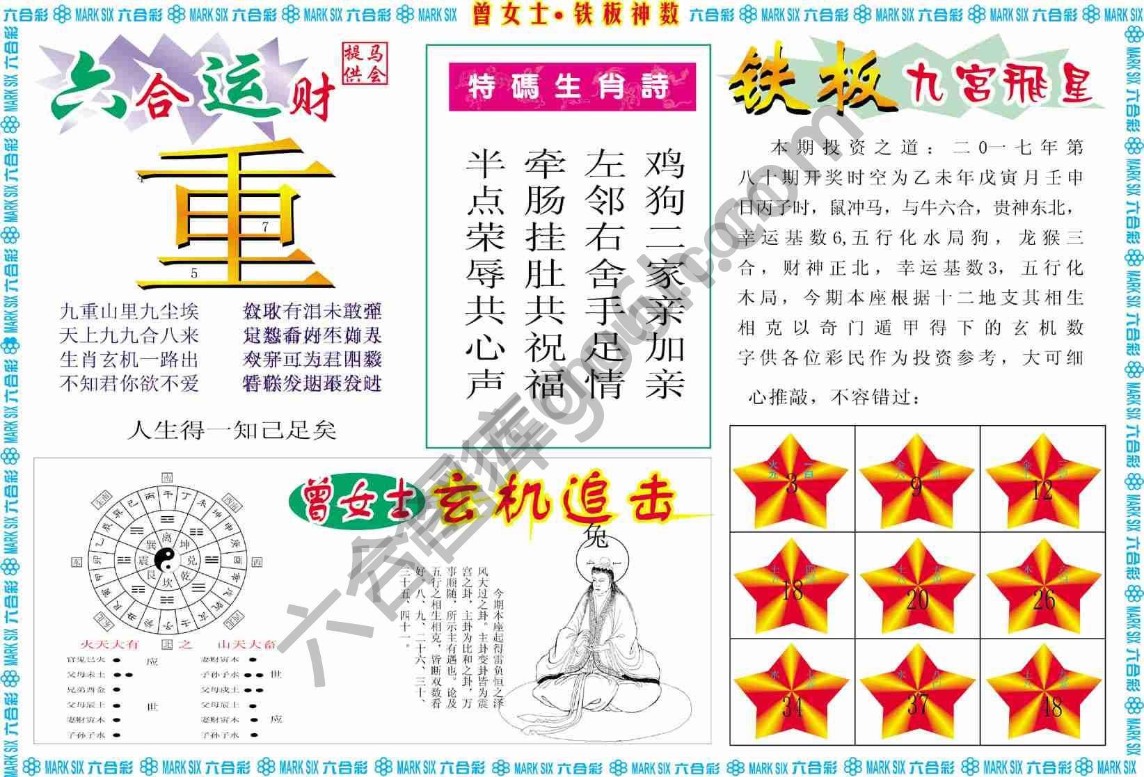 曾女士铁板神数