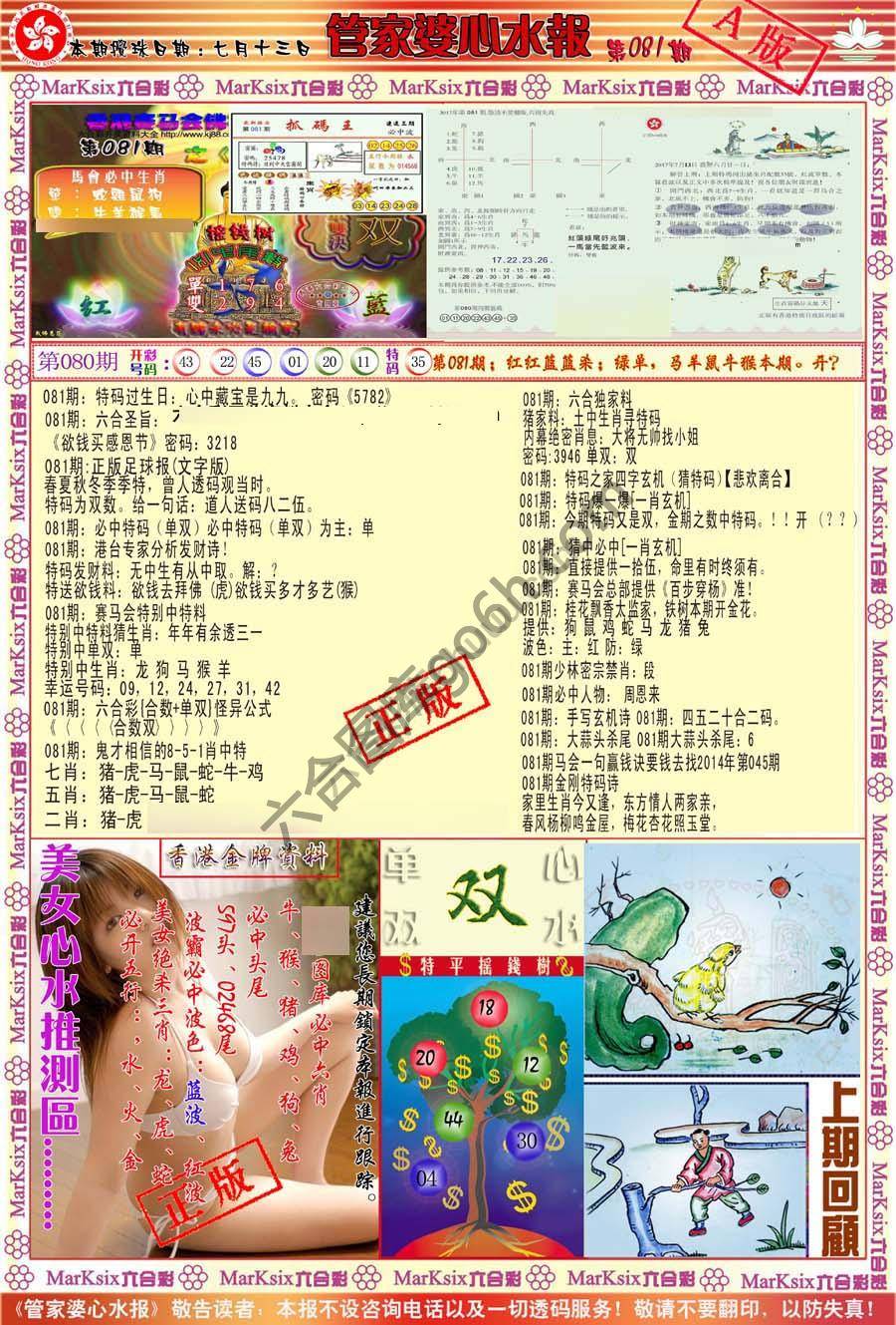 管家婆心水报