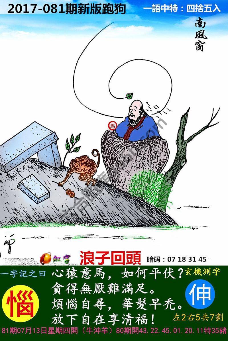 跑狗图（新版）