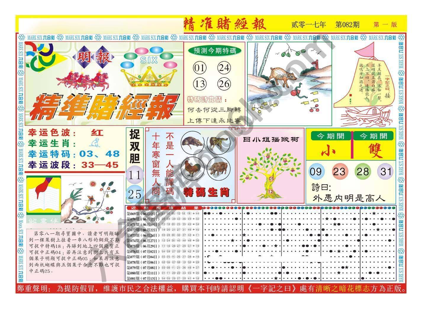 精准赌经报