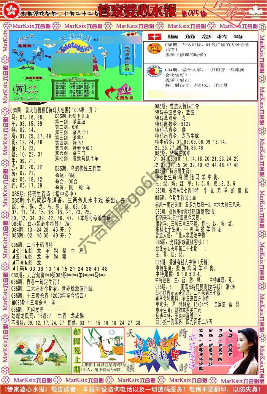 管家婆心水报