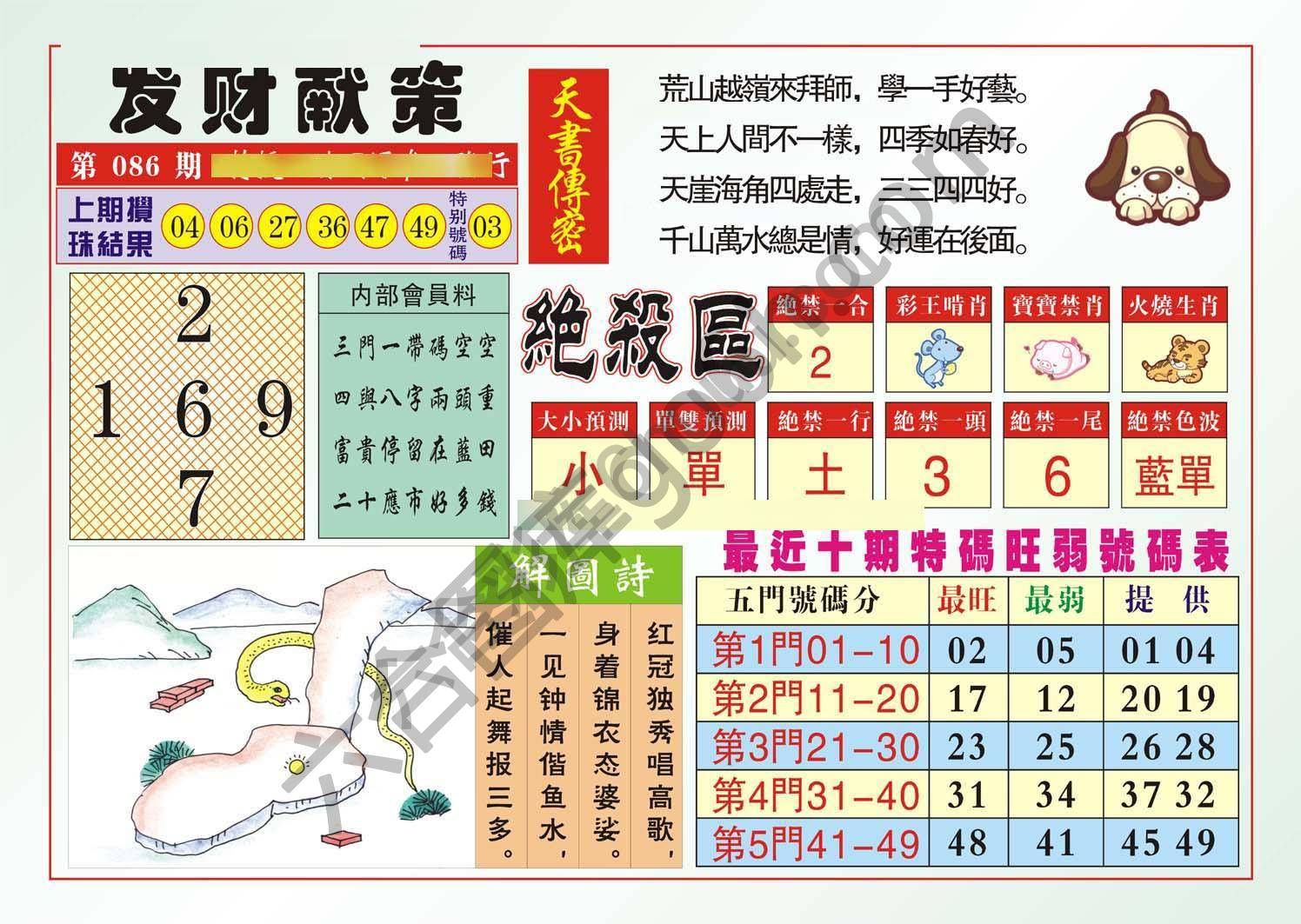 发财献策