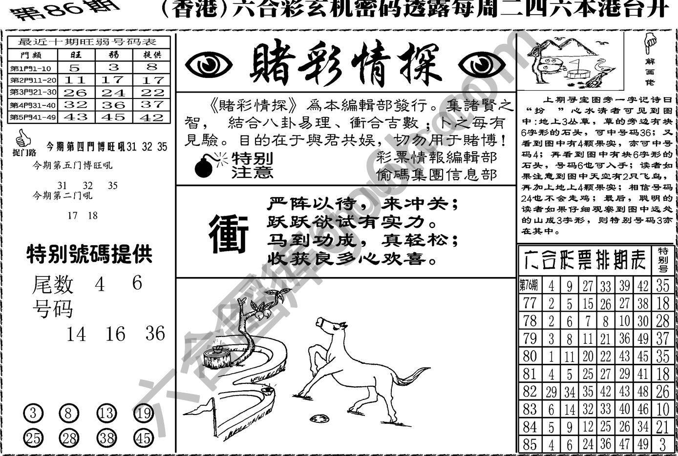赌彩情探
