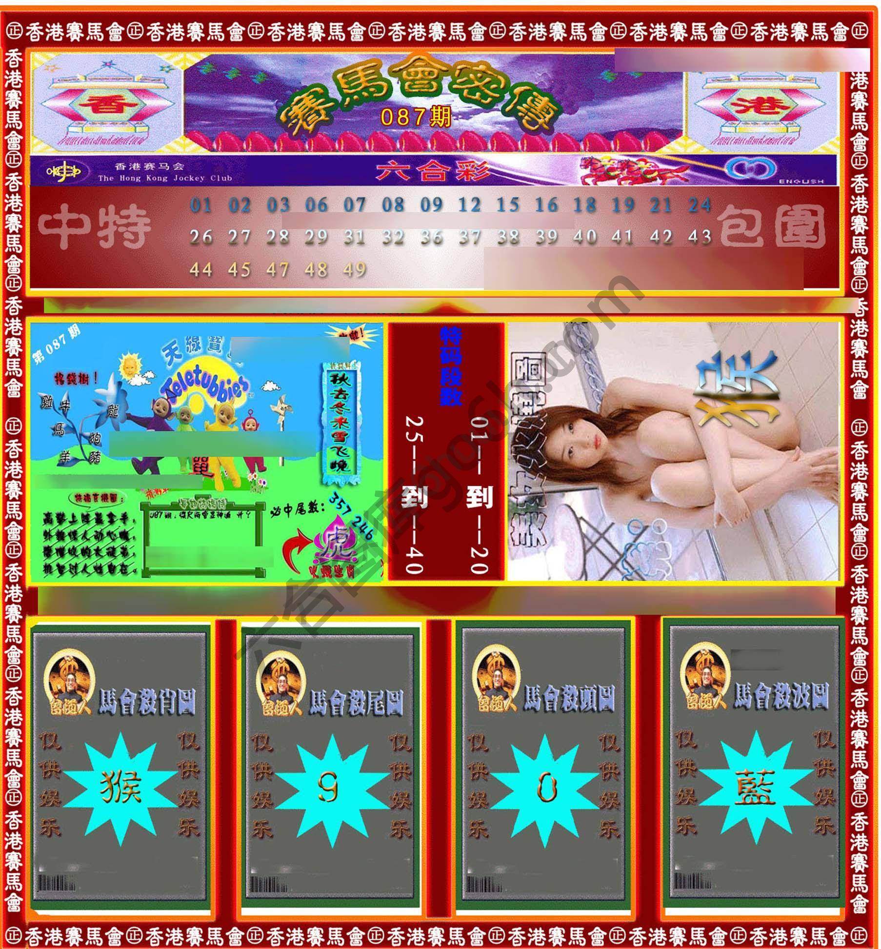 赛马会密传