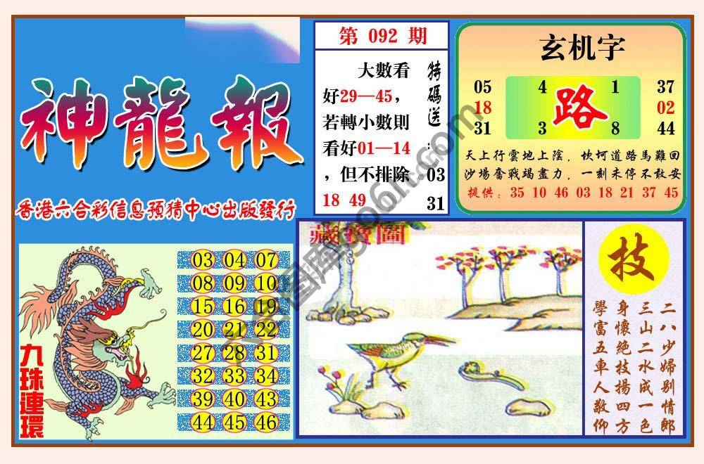 蓝月亮神龙报