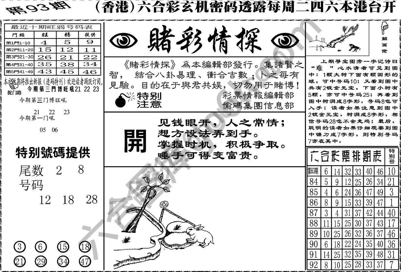 赌彩情探