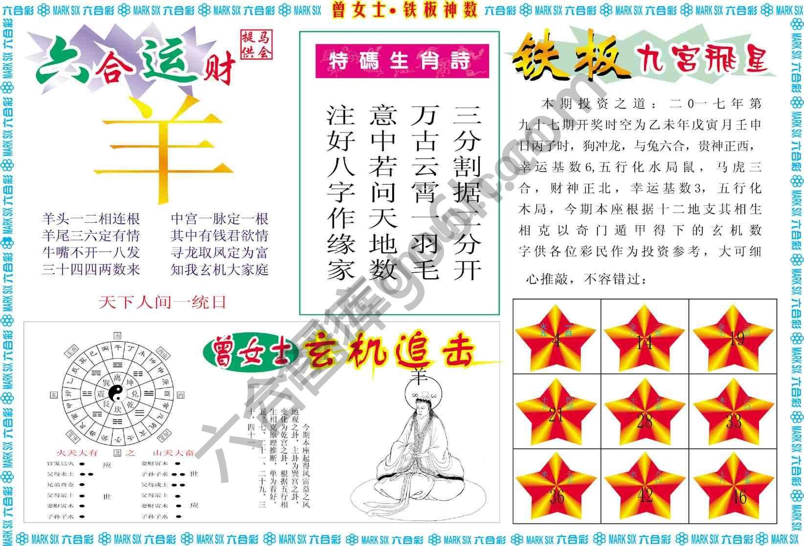 曾女士铁板神数