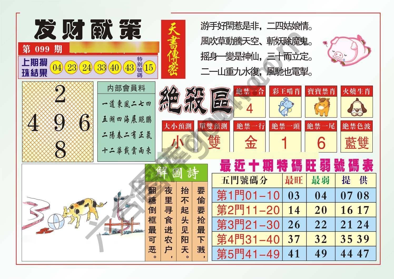 发财献策