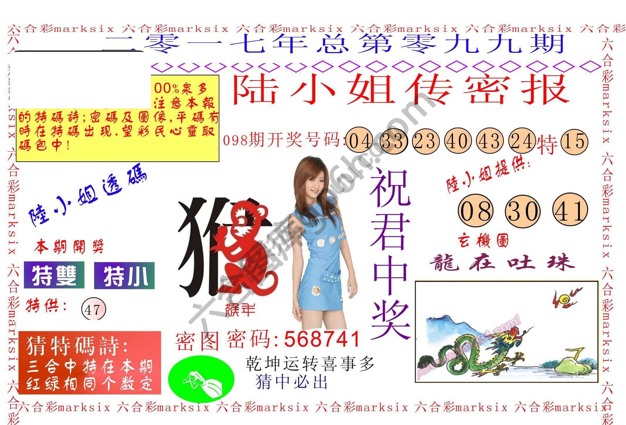 陆小姐传密