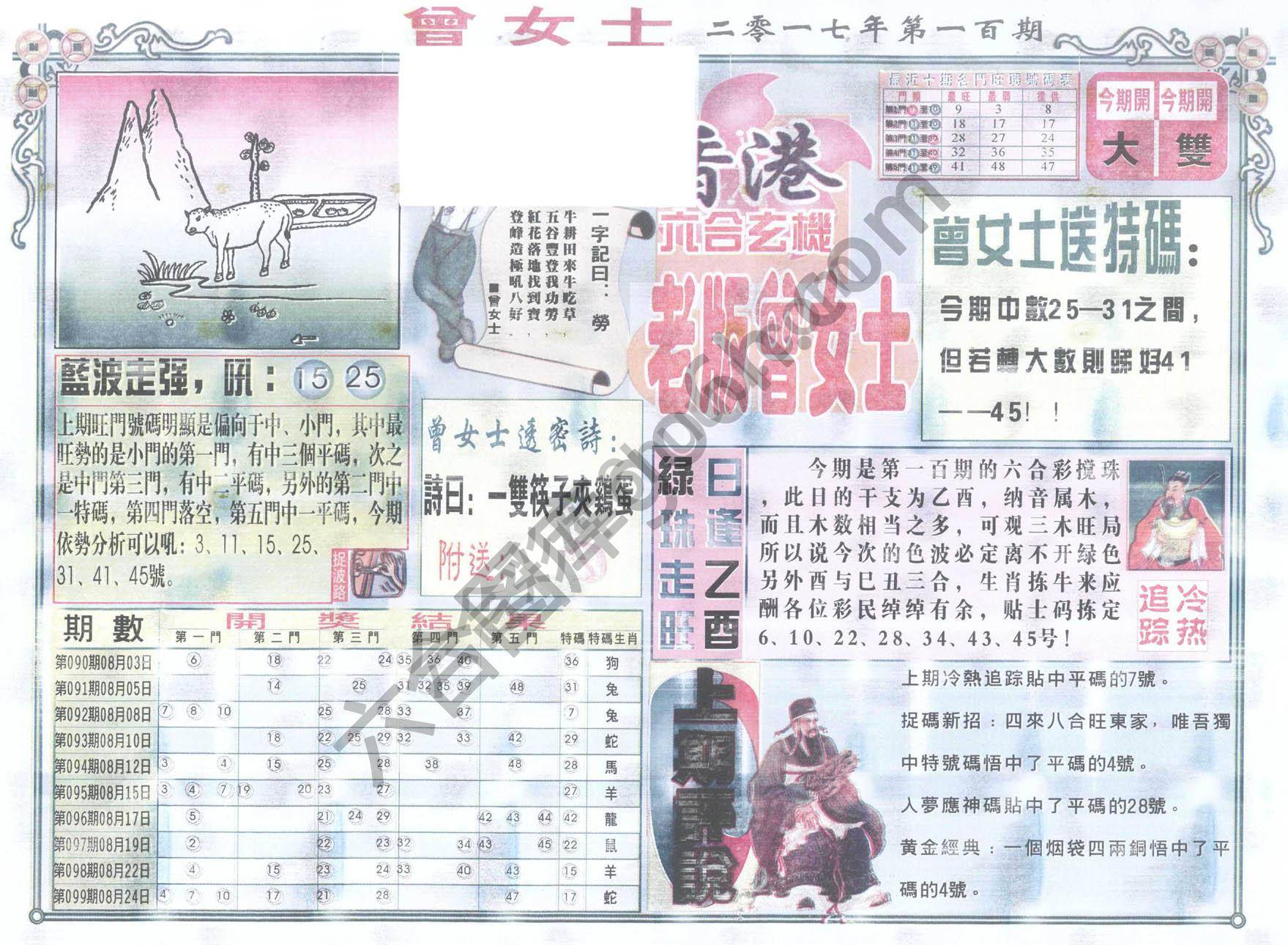 老版曾女士
