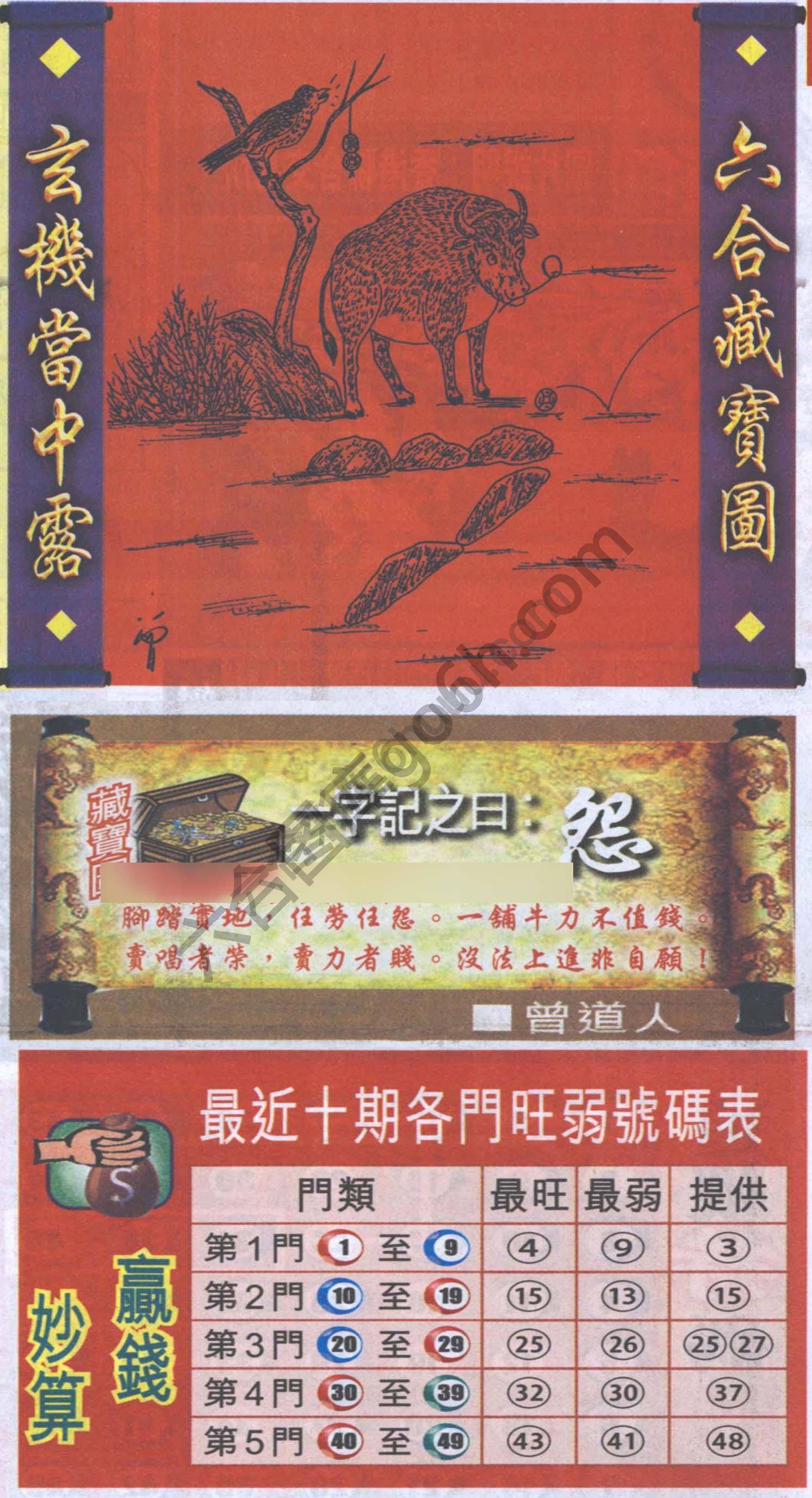 高清跑狗图